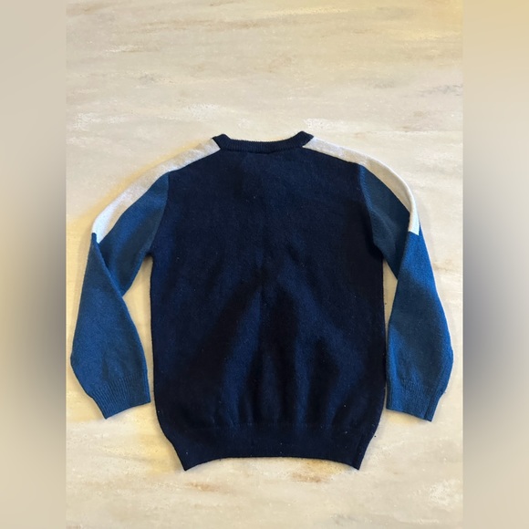 Little boys cashmere jacardi sweater - Picture 2 of 2